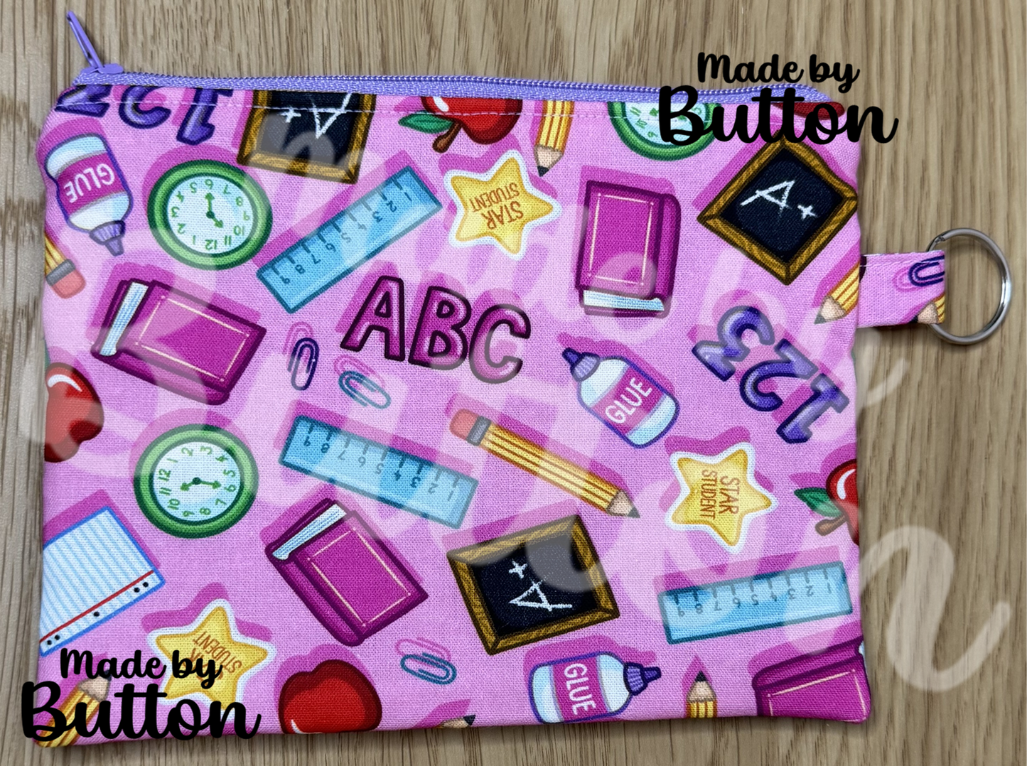 "Stay In School" Zipper Pouch (Variant A)