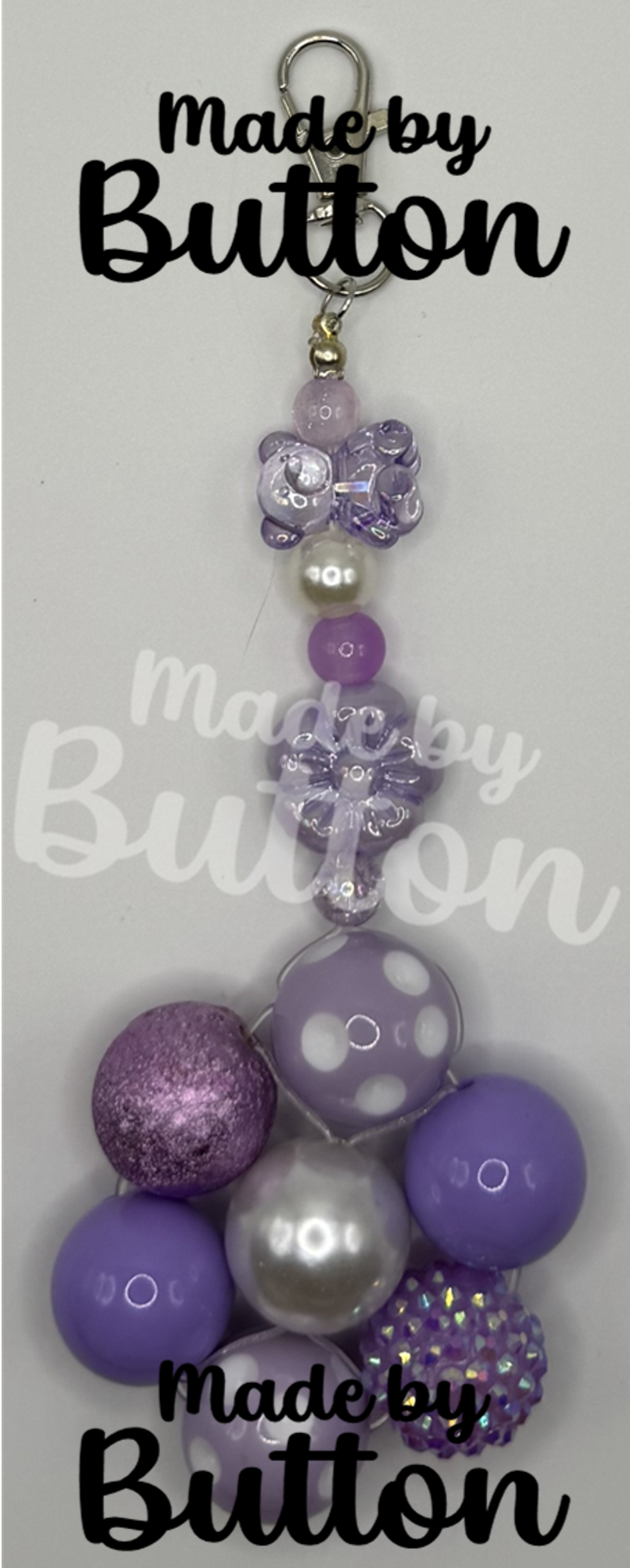 A Patch of Purple Keychain