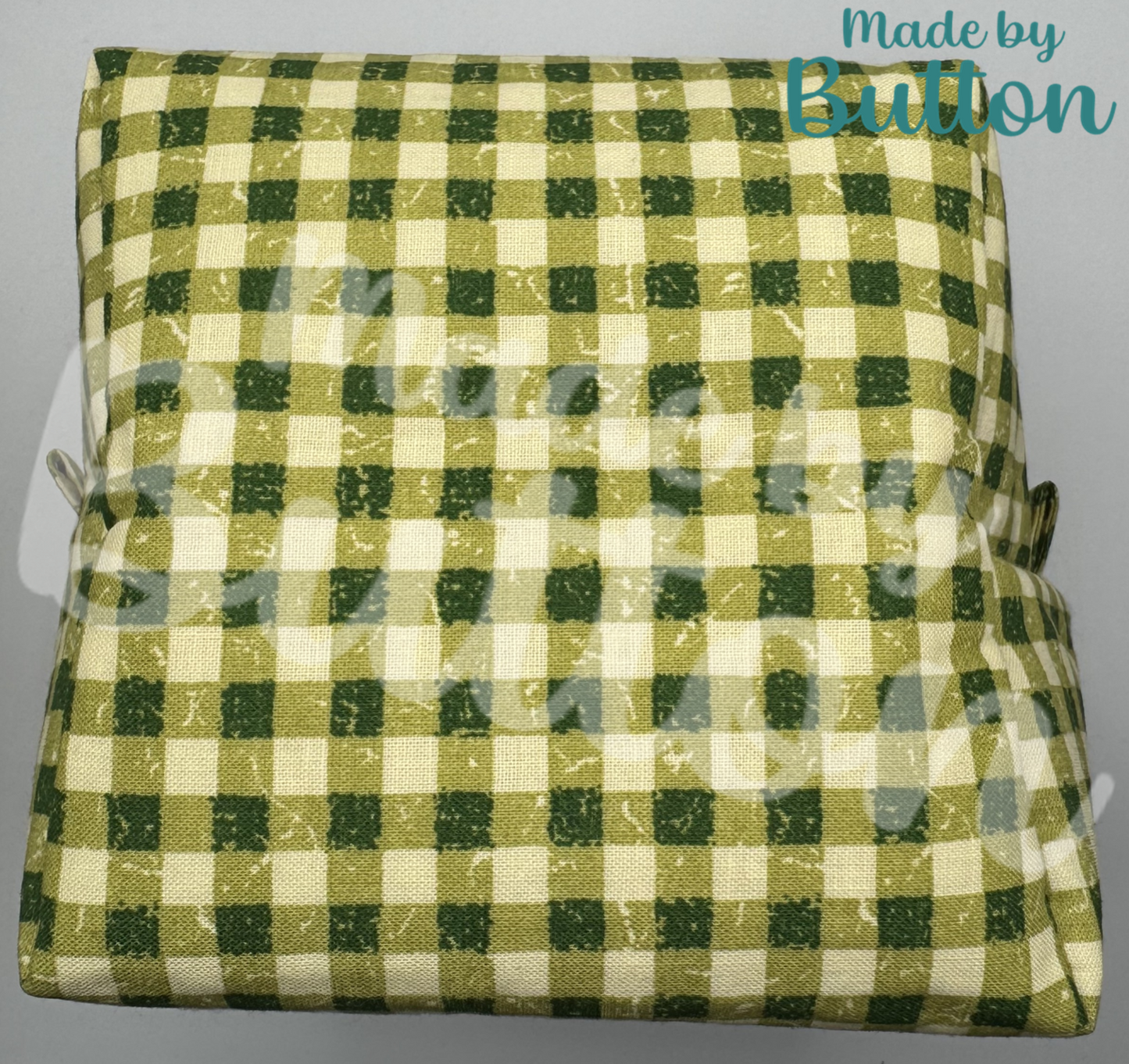 "Vintage Gingham" Boxy Pouch