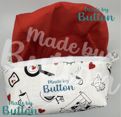 "Cozy Home" Boxy Pouches (Variant B)
