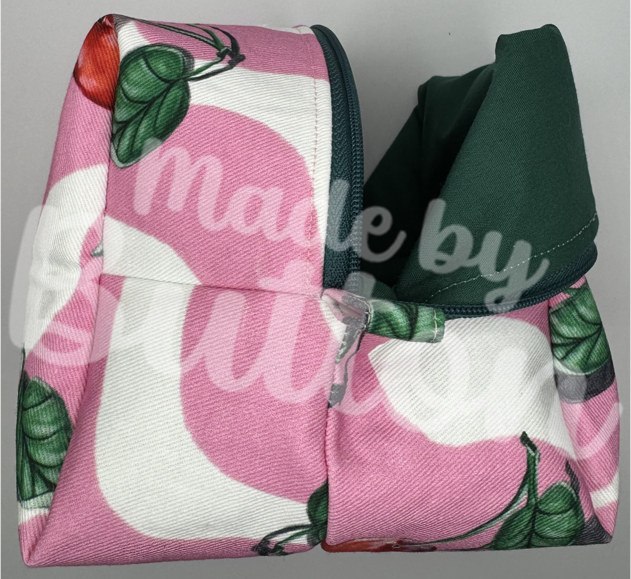 "Cherry Swirl Ice-Cream" Boxy Pouch