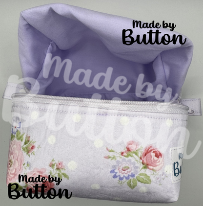 "Soft Polka Dot" Boxy Pouch