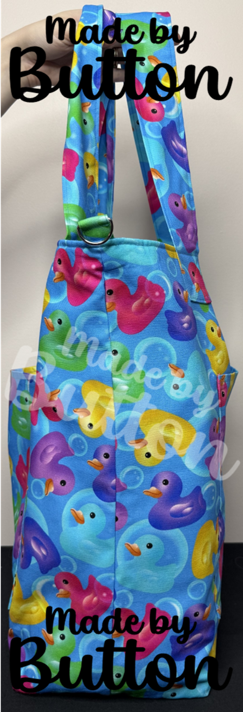 "Ducking Splash-tastic" Large Tote Bag