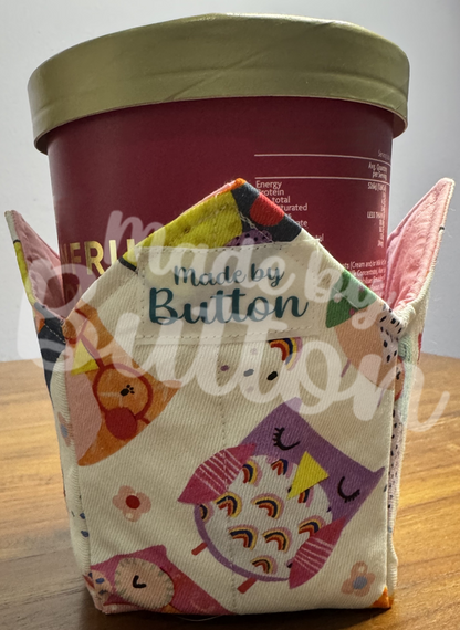 "Fashionista Owls" Ice-Cream Hugger (Variant A)