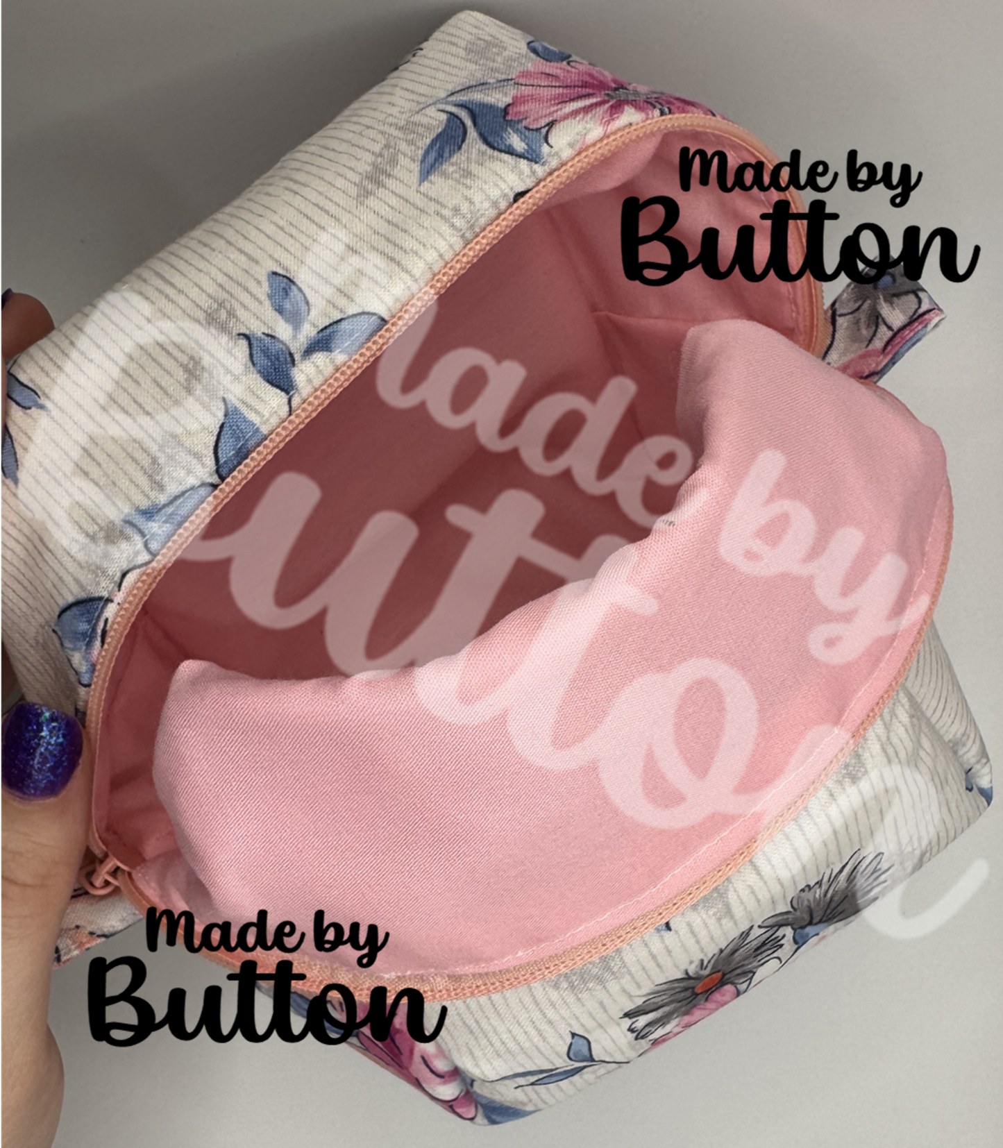 "Message To My Love" Boxy Pouch