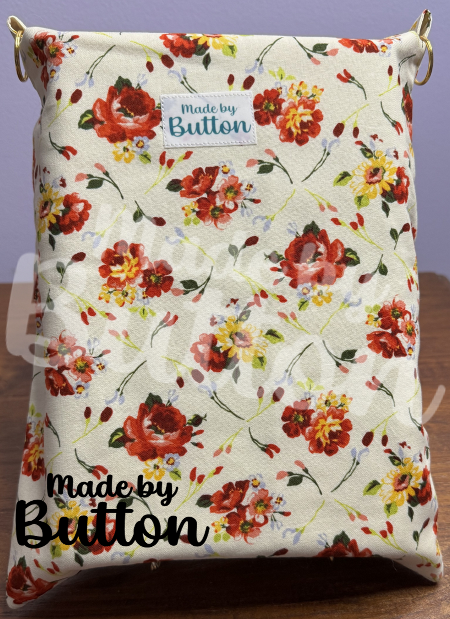 "Cozy Bouquet" Large Book Sleeve (Variant B)
