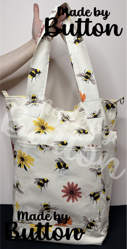 "Bee Spectacular" Large Tote Bag