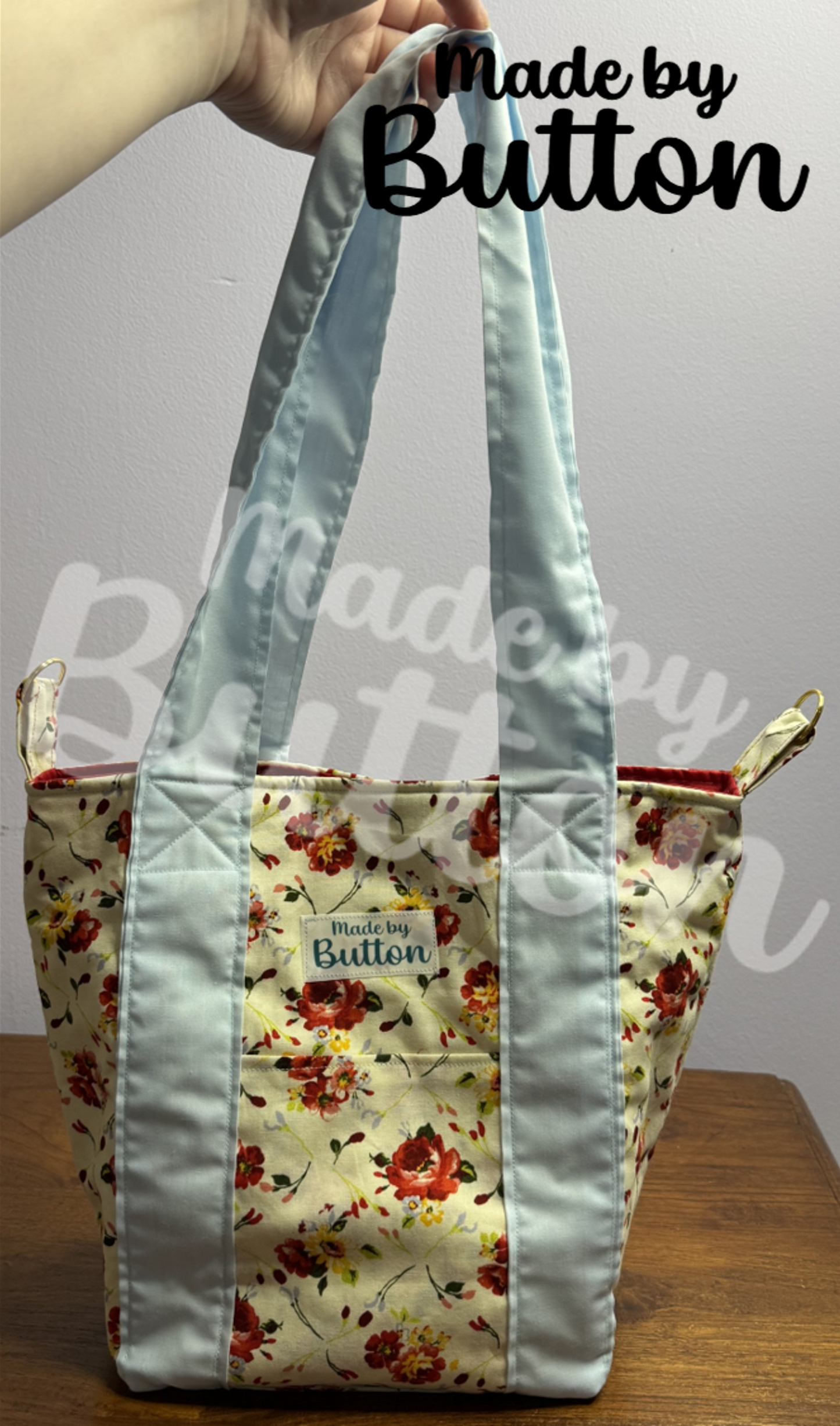 "Cozy Bouquet" Mini Tote (Variant B)