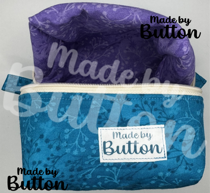 "The Blue Mirage" Boxy Pouch