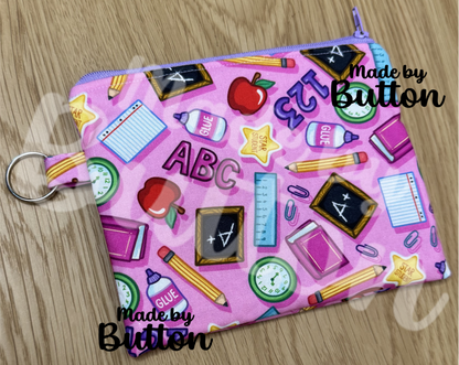 "Stay In School" Zipper Pouch (Variant A)