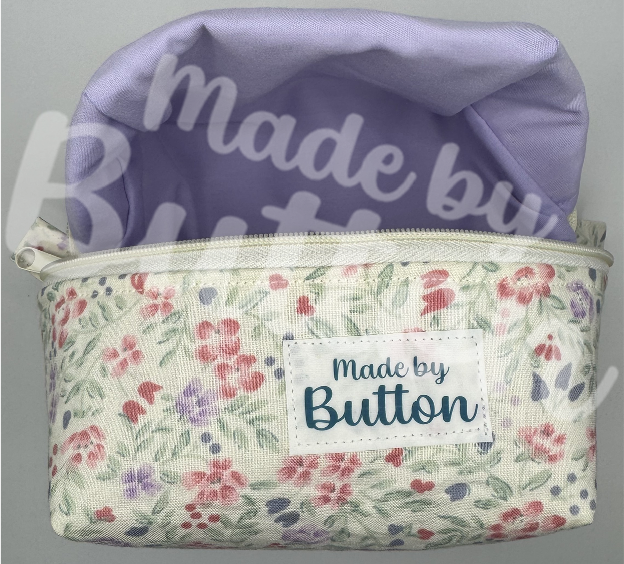 "Secret Flourishment" Boxy Pouch