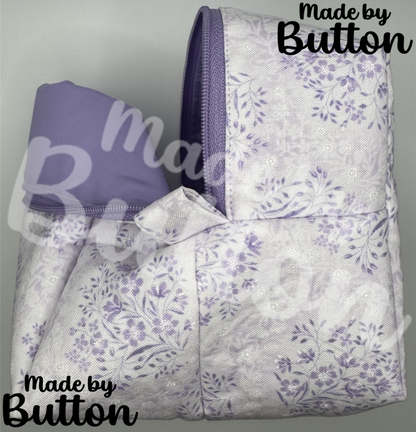"Simply Lavender" Boxy Pouch (Variant A)