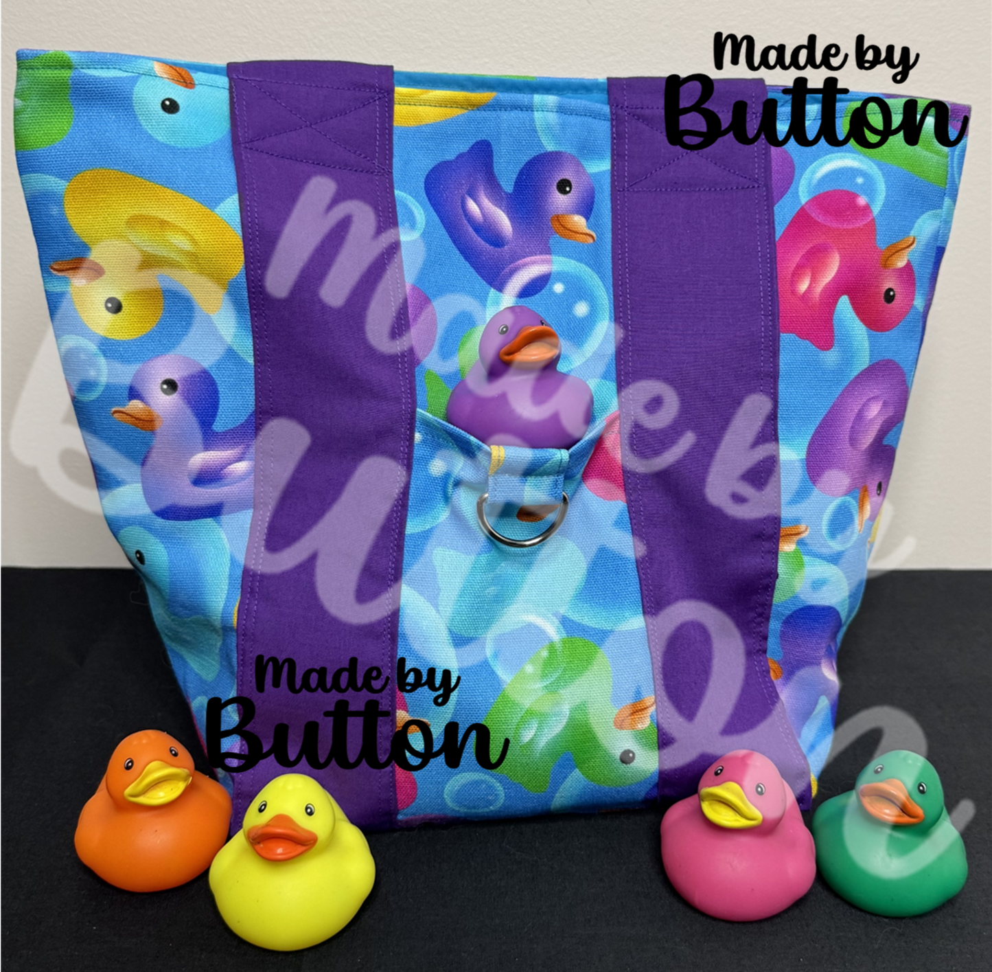 "Ducking Splash-tastic" Mini Tote Bag