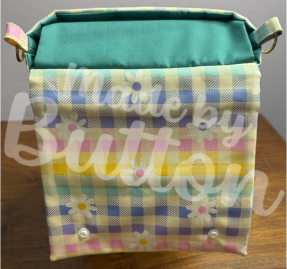 "Pastels, Kept In Check" Large Book Sleeves