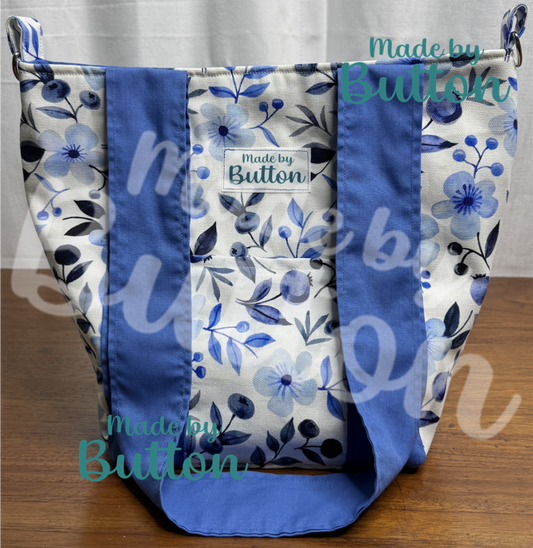 "Blueberry Bewilderment" Mini Tote