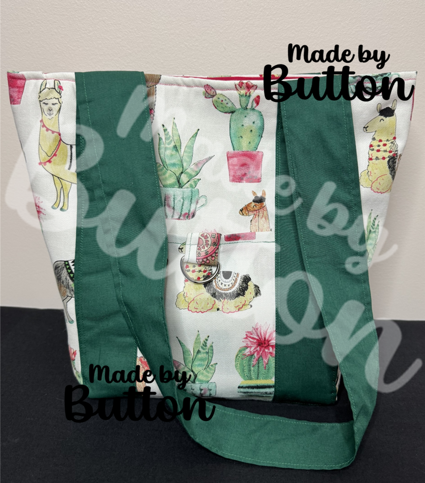 "Llama Be Prickly" Mini Tote Bag