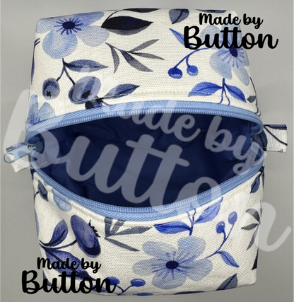 "Blueberry Bewilderment" Boxy Pouch