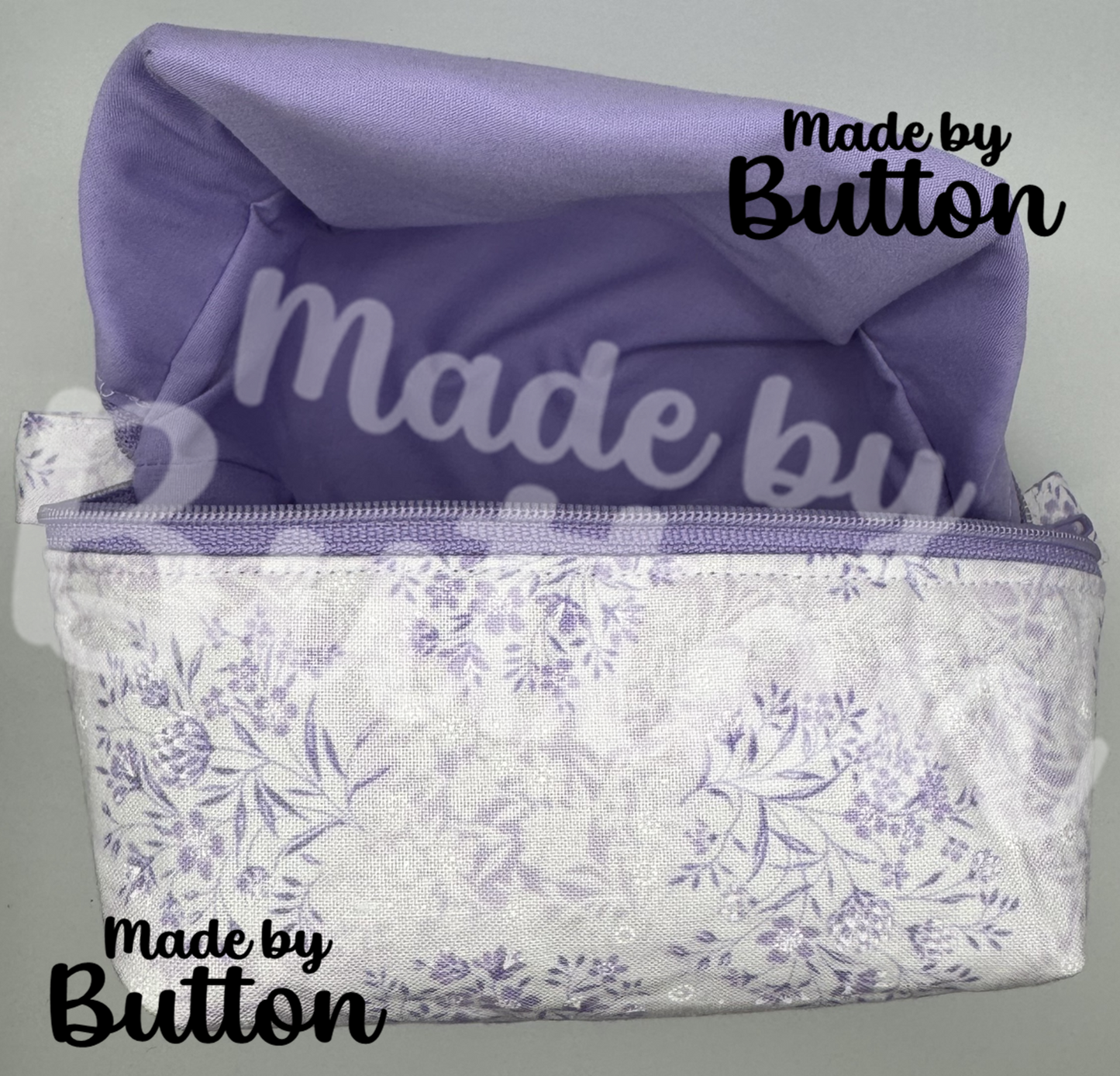 "Simply Lavender" Boxy Pouch (Variant B)