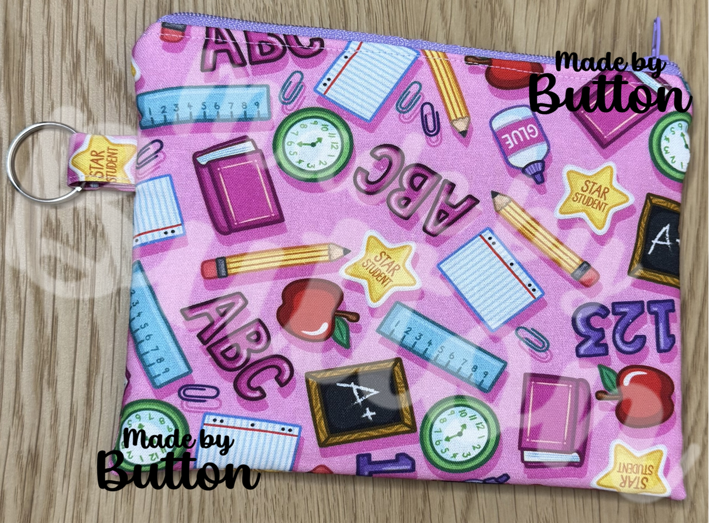 "Stay In School" Zipper Pouch (Variant B)