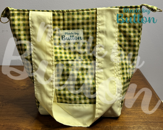 "Vintage Gingham" Mini Tote