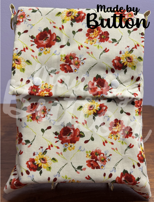 "Cozy Bouquet" Large Book Sleeve (Variant B)