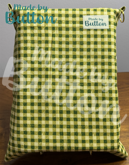 "Vintage Gingham" Large Book Sleeve
