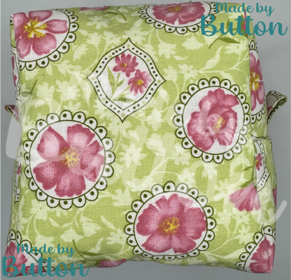 "Stamped All Over" Boxy Pouches