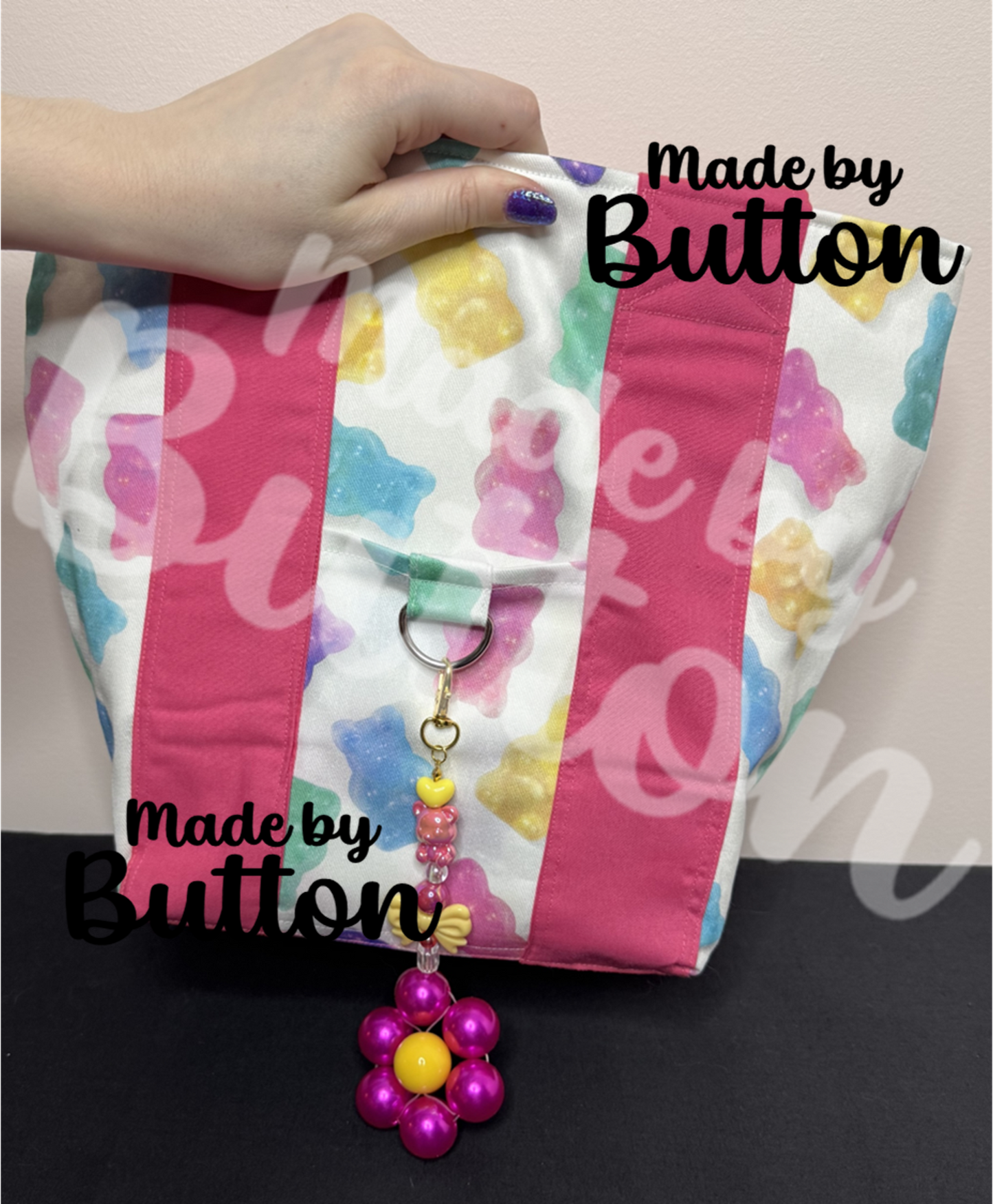 "OverBEARingly Sweet" Mini Tote Bag