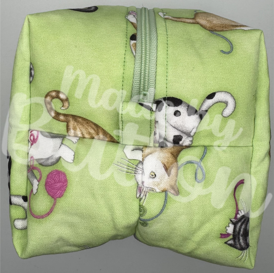 "A Kitty's Curiosity" Boxy Pouch