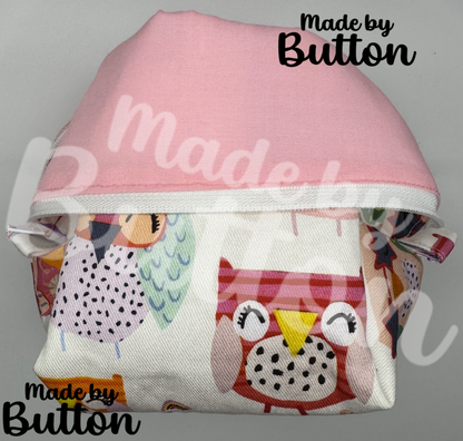 "Fashionista Owls" Boxy Pouch