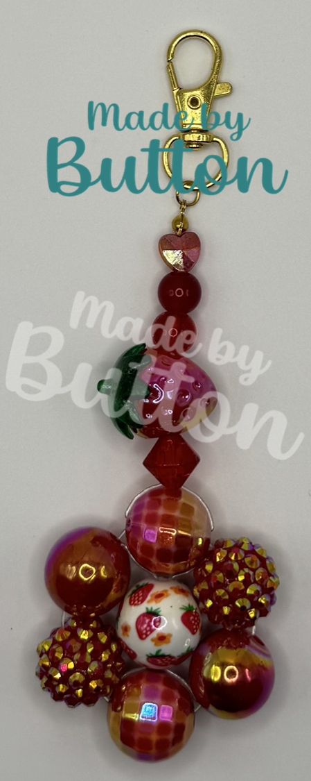 "Strawberry Delight" Keychain