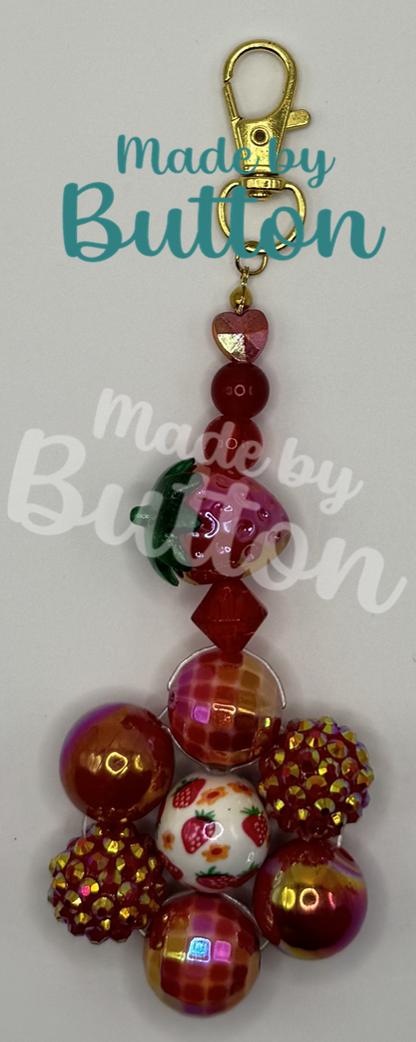 "Strawberry Delight" Keychain