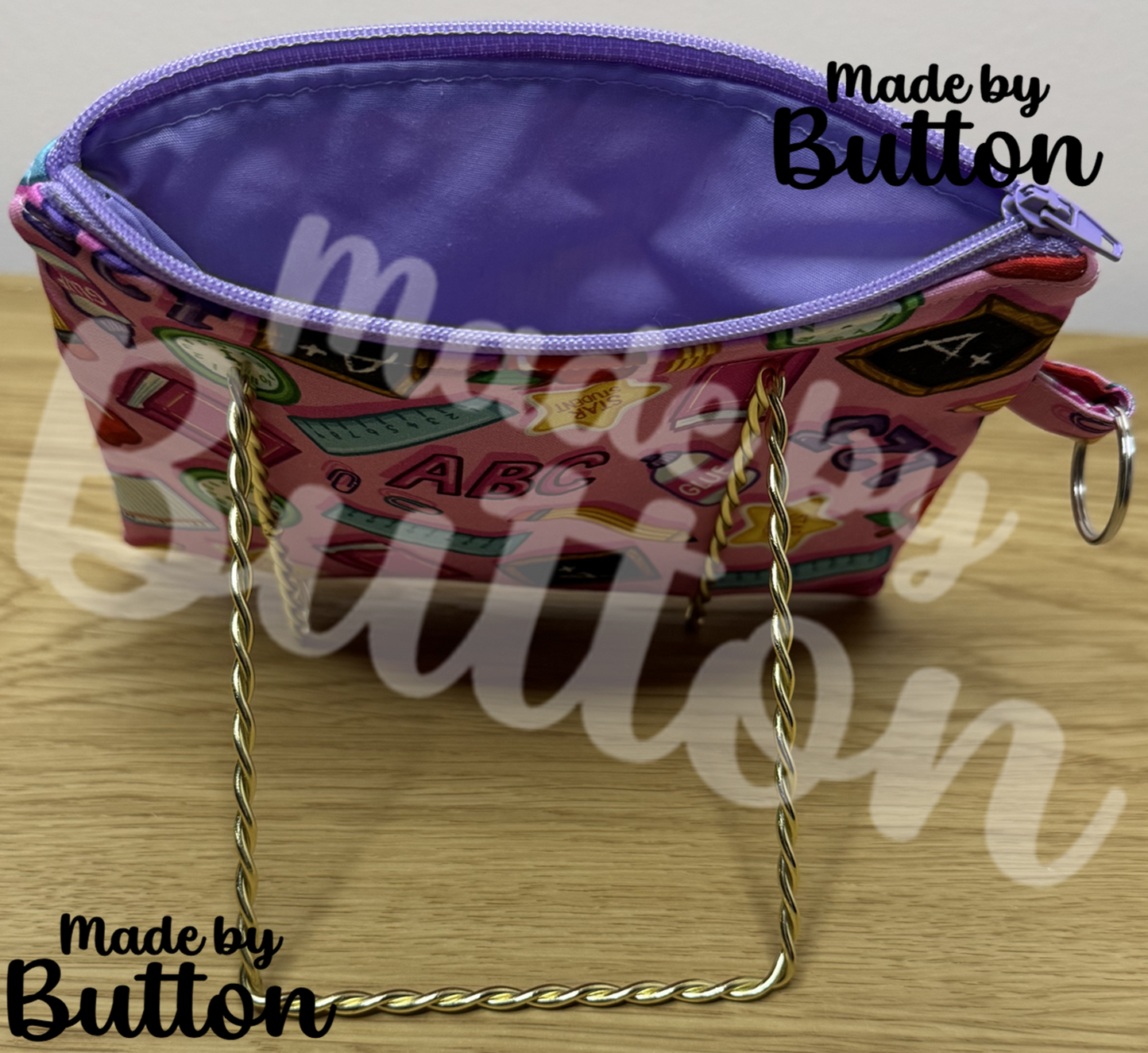 "Stay In School" Zipper Pouch (Variant A)