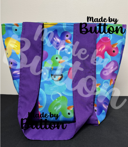 "Ducking Splash-tastic" Mini Tote Bag