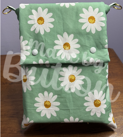 "Mint Daisy" Large Book Sleeves
