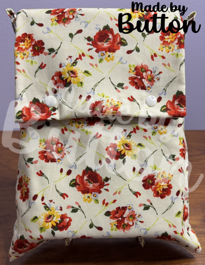 "Cozy Bouquet" Large Book Sleeve (Variant A)