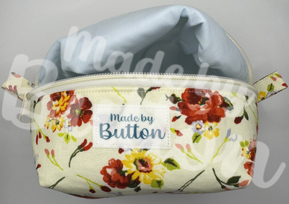 "Cozy Bouquet" Boxy Pouch (Variant B)
