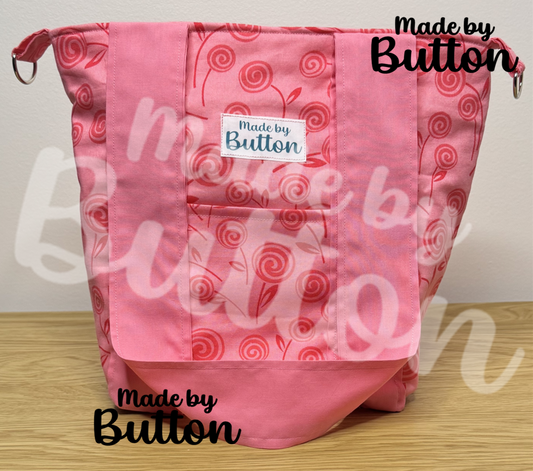 "Journey Through The Lollipop Flowers" Mini Tote Bag