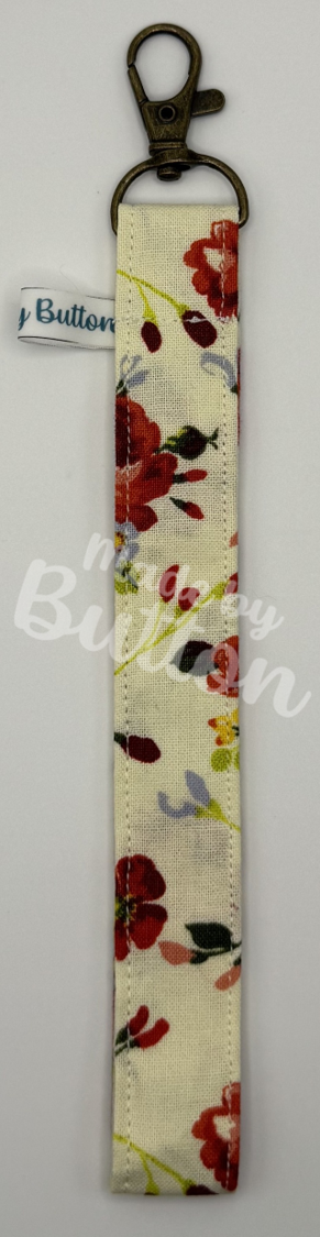 "Cozy Bouquet" Wristlet (Antique Gold)
