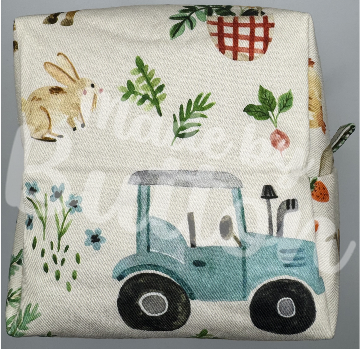 "Peaceful Farming" Boxy Pouch