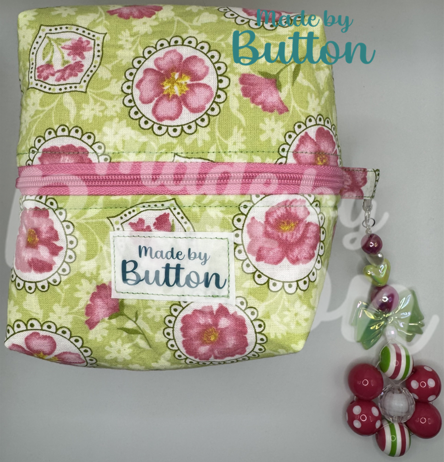 "Stamped All Over" Boxy Pouches