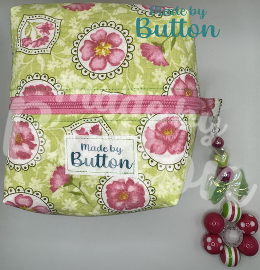 "Stamped All Over" Boxy Pouches