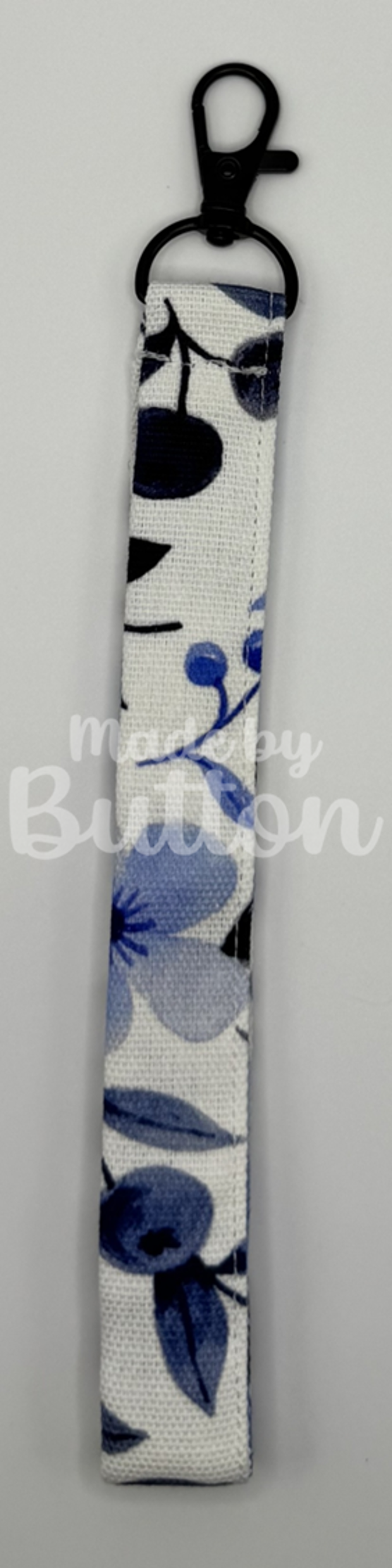 "Blueberry Bewilderment" Wristlet (Black)