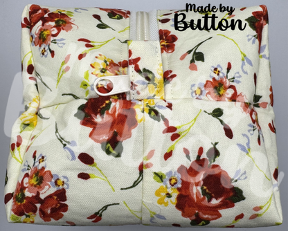 "Cozy Bouquet" Boxy Pouch (Variant B)