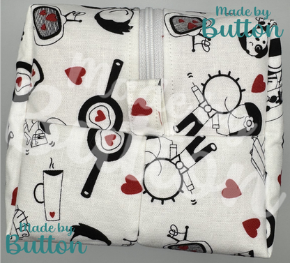 "Cozy Home" Boxy Pouch (Variant A)