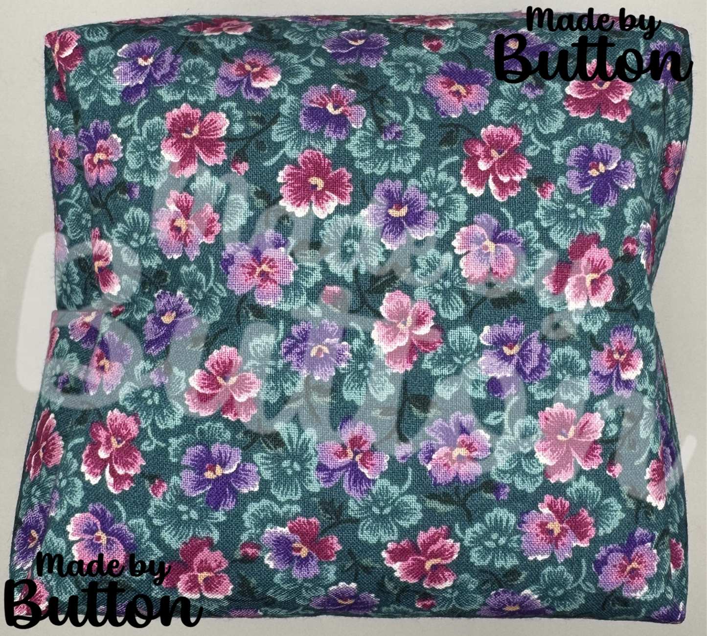 "Morning Flowers" Boxy Pouch