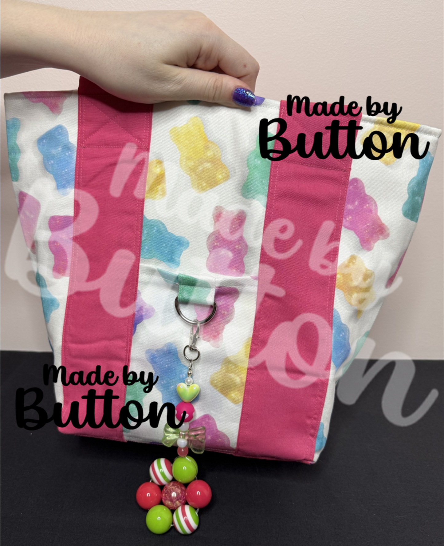 "OverBEARingly Sweet" Mini Tote Bag