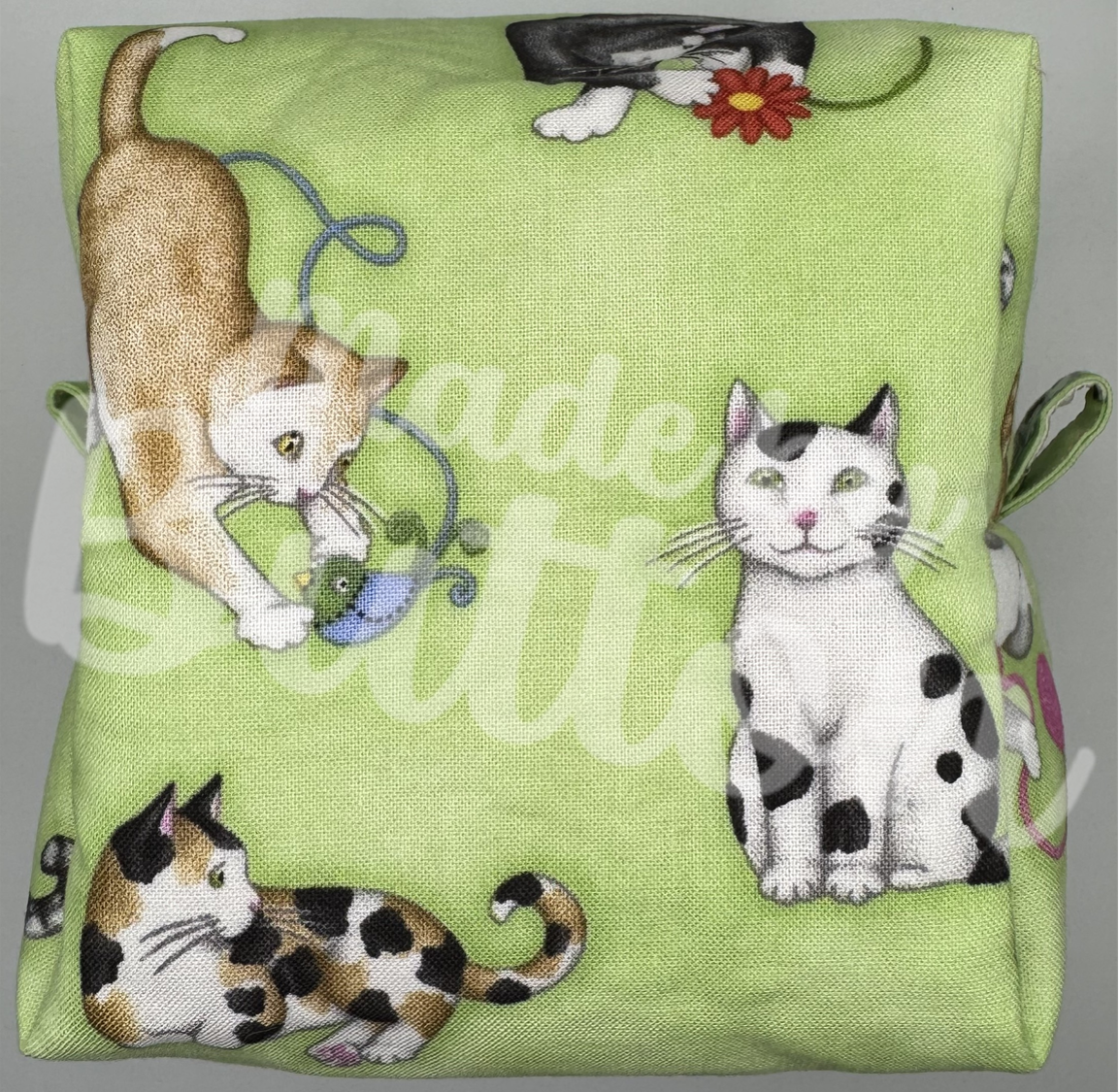 "A Kitty's Curiosity" Boxy Pouch