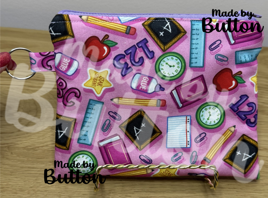 "Stay In School" Zipper Pouch (Variant C)