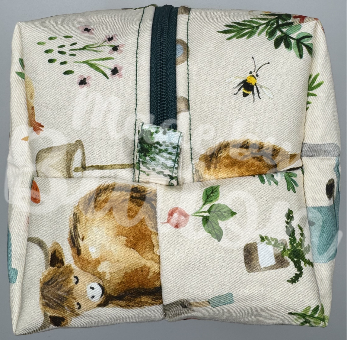 "Peaceful Farming" Boxy Pouch